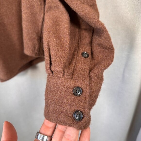 Madewell Flannel Kempton Button-Up Shirt | Size M - Picture 5 of 8